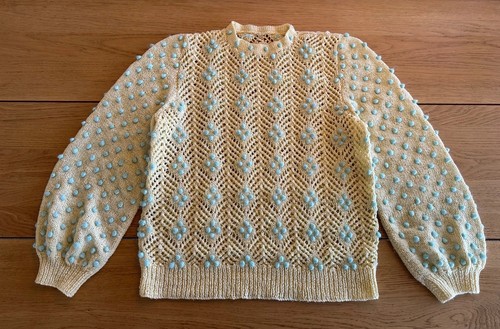 Vintage handgestrickter rauten - vintage,