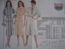 Burda 6440 Schnittmuster - Rock & Bluse - Gr. 40 - 54