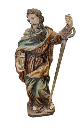 Heiligenfigur holzfigur - ,