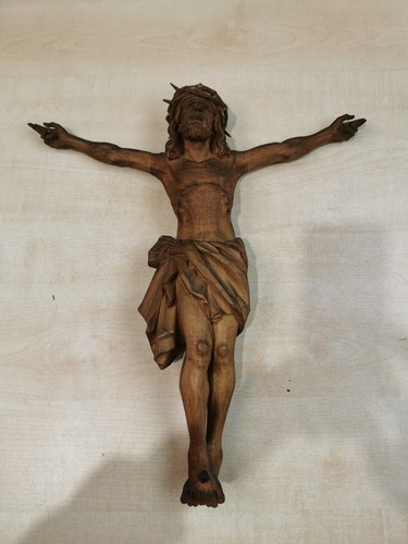 Jesusfigur kreuzigung holz - jesusfigur,