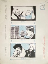 Originale Zeichnung Signiert