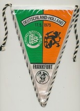 Wimpel Spiel Deutschland - Holland Niederlande 1975 DFB Fußball-Weltmeister 1974