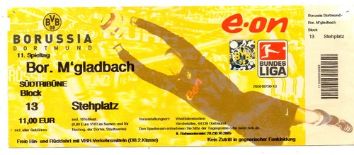 Ticket borussia dortmund - bl,