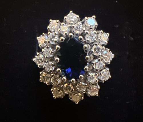 Ring 750 1 saphir - ring,
