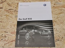 VW GOLF R32  PROSPEKT /