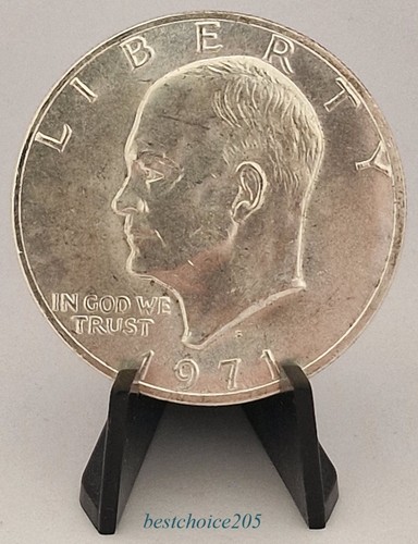 Silver coin one dollar - coin,