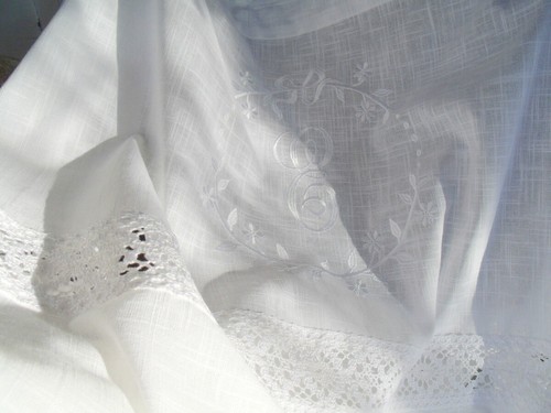Vorhang crystal weiss gardine - vorhang,