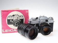 Leica Leicaflex Kamera Summicron R 50mm f2 Elmarit R 90mm f2.8 Objektiv 98579