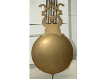 23Ic) Alter Lyrapendel Messing