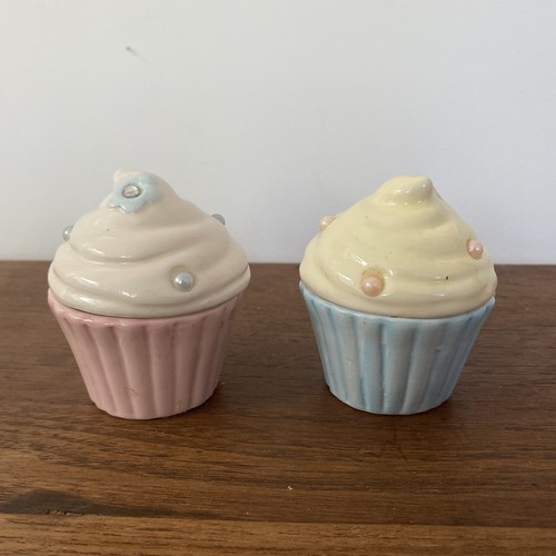 Keramik cupcake teelicht - 2x,