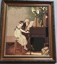 Gobelinbild "Mädchen am