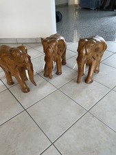 3 Elefanten Holzfiguren