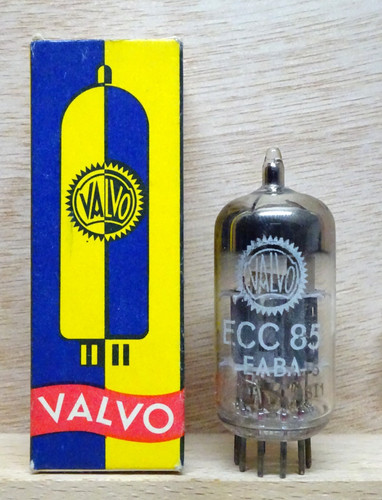 Valvo ecc85 philips made - valvo,