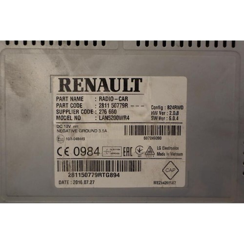 Radio renault trafic 21 - radio, 14