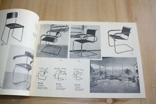 Original Thonet  Stahlrohrmöbel   Bauhaus Katalog