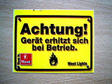 Aufkleber Tabak Zigaretten