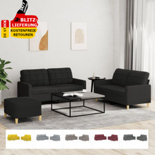 3er Set Wohnzimmer Stoff