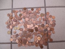 250 stk verschiedenen pfennig - 250,