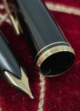 Alter Montblanc No 22 Kolbenfüller Feder 14c/585 Gold Vintage Füller