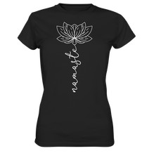 Namaste Lotusblüte | Yoga Chakra Shirt Damen | Meditation T-Shirt Yoga Geschenk