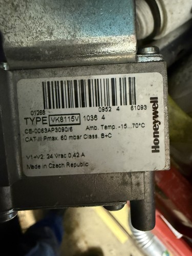 Honeywell vk8115v 1036 - vk8115v,