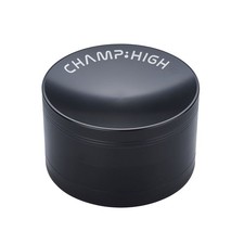 Champ High Maxi Curved Kräutermühle, Metall Schwarz, Ø 100mm, 4-teilig