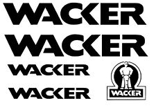 Wacker 5x Aufkleber