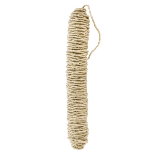 Dochtfaden wollschnur beige - dochtfaden,