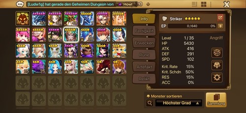 Summoners war starter ld5 - summoners,