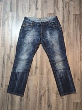 Camp David Jeans Herren W38 L34 New Connor Comfort Fit Blau 100% Baumwolle