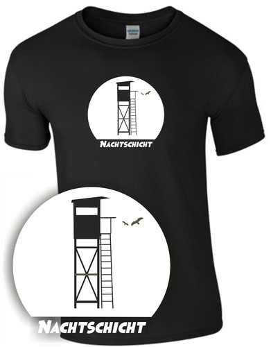 Jäger nachtschicht shirt - nachtschicht, t-shirt