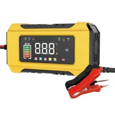 Auto Batterie Ladegerät 12V Auto Desulfator Ladegerät Farbe Bildschirm NEU