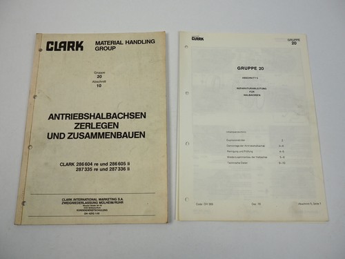 Clark gabelstapler antrieb - gabelstapler,