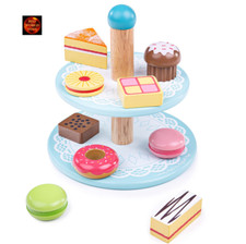 Holz Spiel Essen Kuchen