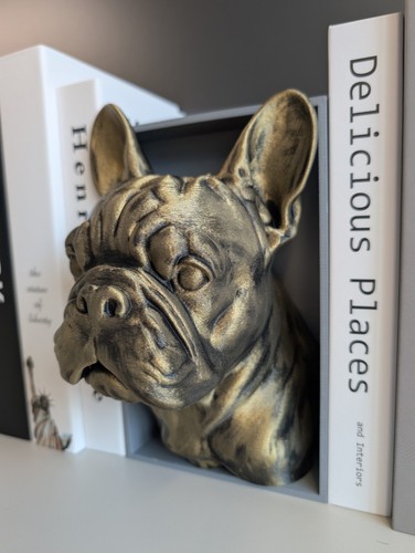 Bulldog dekofigur buchstütze - bulldog, dekofigur/buchstütze
