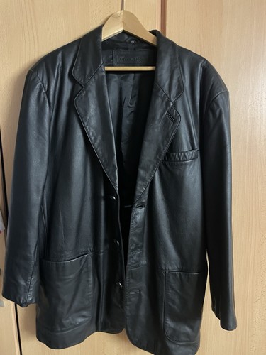 Herren lederjacke schwarz - lederjacke,