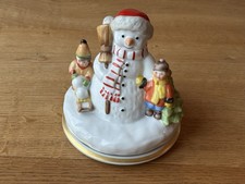 Hutschenreuther Porzellan Spieluhr 2007 Schneemann