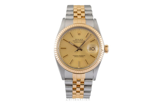 Rolex datejust stahl gold - rolex,