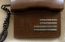 Tastentelefon aus echtholz - tastentelefon,