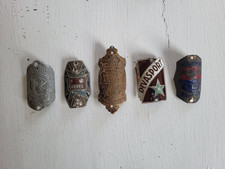 Steuerkopfschilder altes Fahrrad Ravat, Le Greves, Tolosa, Divasport, Elyos