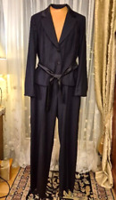 BIBA by Escada*festlicher Hosen Anzug*Gr. 38/40*dunkelblau*Wollmix mit Elasthan