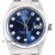 Rolex Datejust 18K Weiss Gold