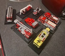 8 x Del Prado Feuerwehr Model