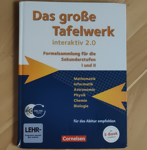Cornelsen das große - große, tafelwerk