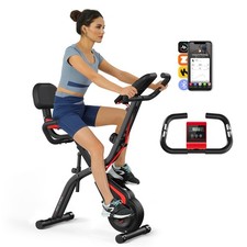 4 in 1 Heimtrainer Fahrrad Faltbar Ergometer Heimtrainer mit LCD Monitor