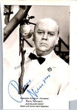 Original Autogramm Reno Nonsens (1919-2001) ZUM BLAUEN BOCK /// Autograph signie