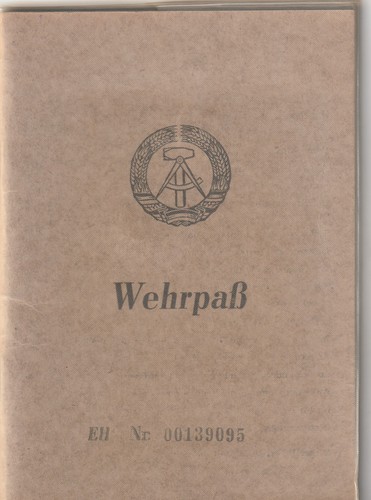 Ddr nva wehrpaß - nva,