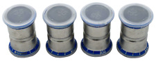4x Geberit Mapress 35mm 35 DVGW Pressfitting Muffe Edelstahl Sanitärinstallation