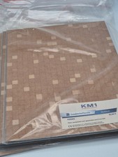 Modelleisenbahn Rechteck Sandsteinfliesen KM1 aus 3mm HDF Natur, lasergraviert