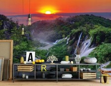 Fototapete Wasserfall 3D